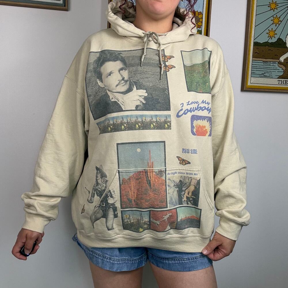Bug Girl Pedro Pascale hoodie sweatshirt size XL